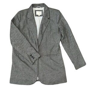 A New Day Gray Single Button Blazer